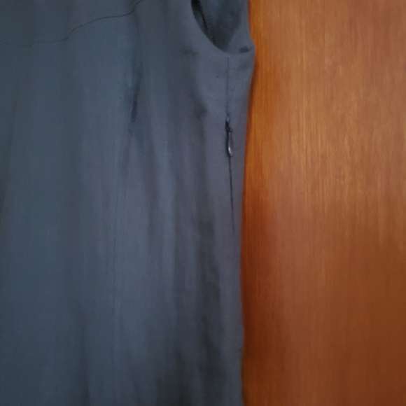 Rare Irene Van Ryb French Designer Gray Midi Dress Flared skirt Size 42 10 - Picture 8 of 11